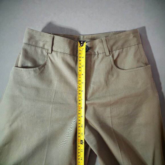 Zara Woman Olive Green Wide Leg Crop Pants XS High Rise Utility Culottes - Picture 10 of 12